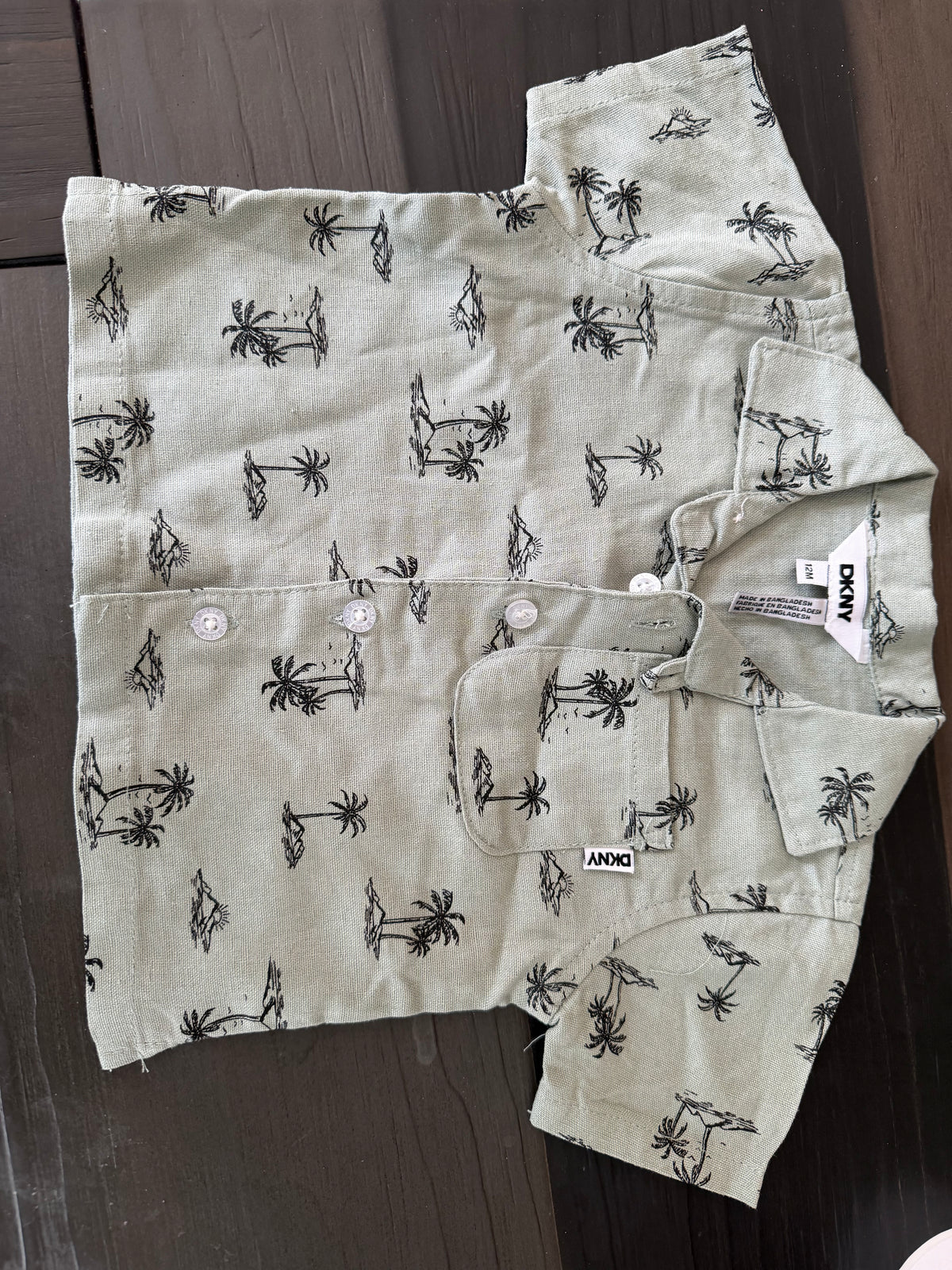 Baby Clothes -Palm Trees 12Months (Used)