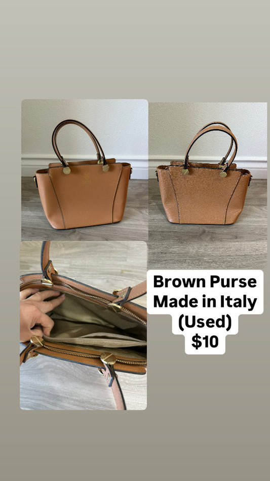 Brown Purse - Made in Italy (Used)