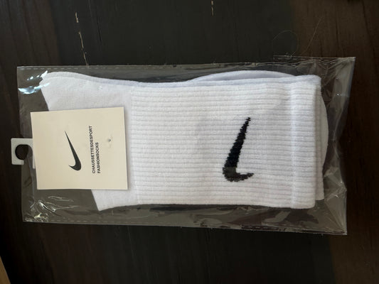White Nike Socks