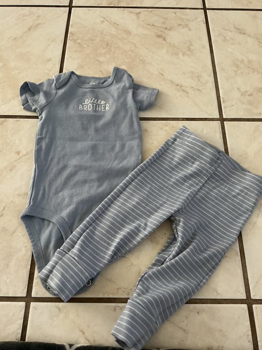 Baby Clothes - Little Brother Set 9m (Used)