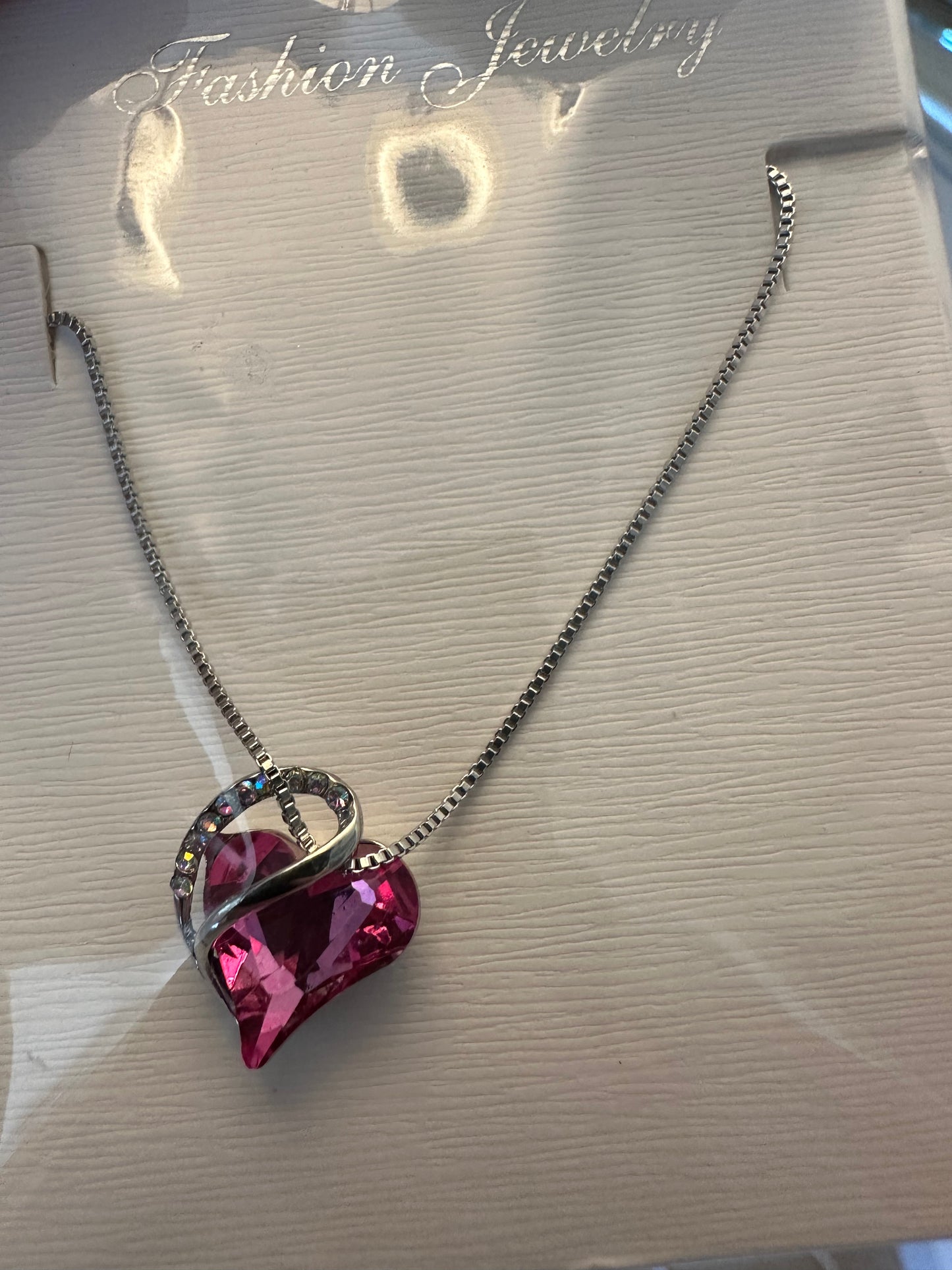 Tourmaline Heart Shaped Necklace