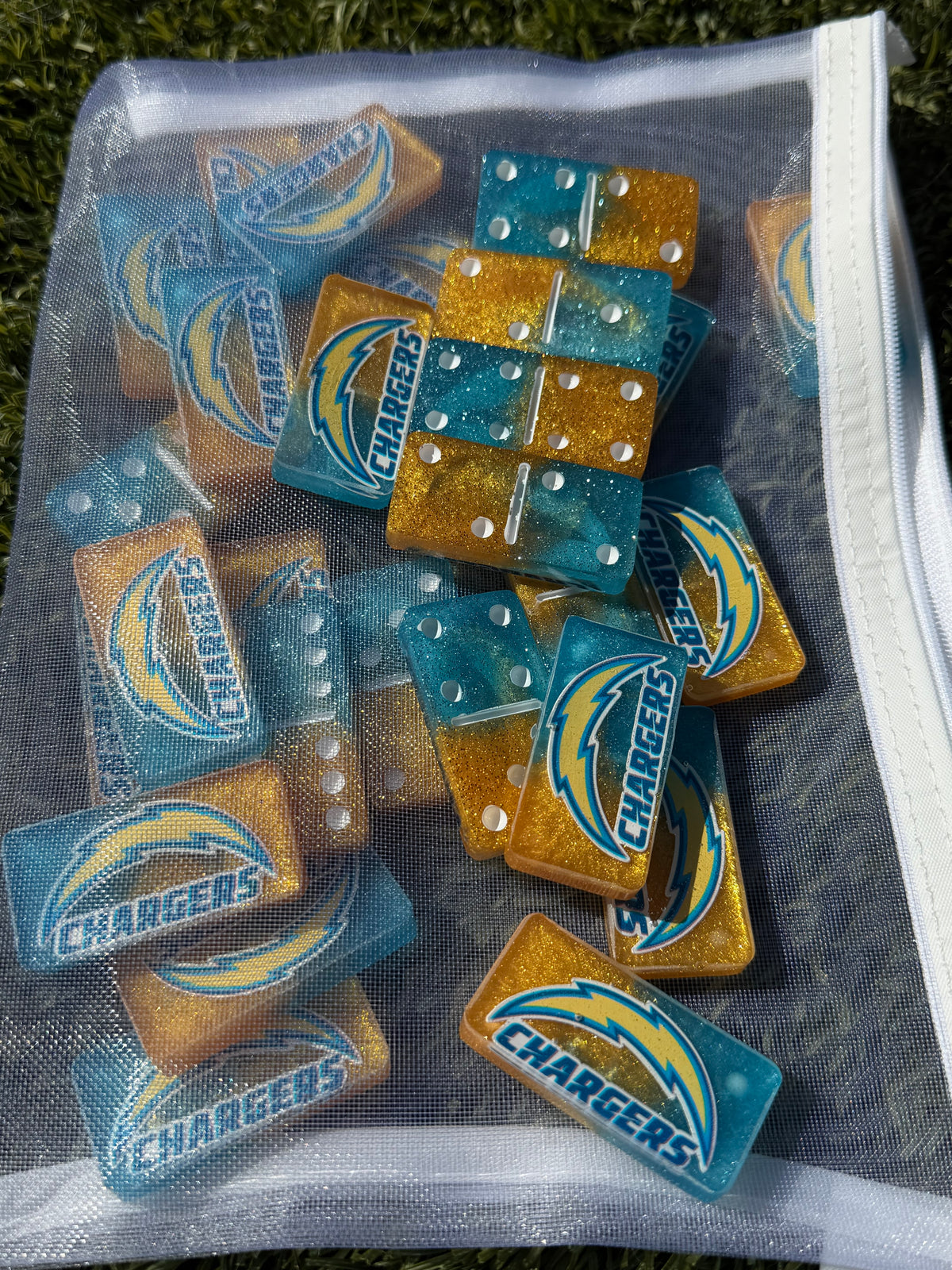 Chargers Dominos Set