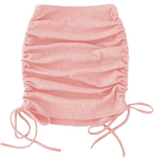 Casual Mini Skirt (Pink)