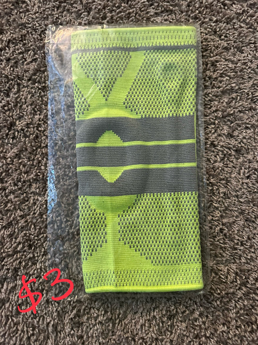 knee Compression sleeve - Neon Yellow