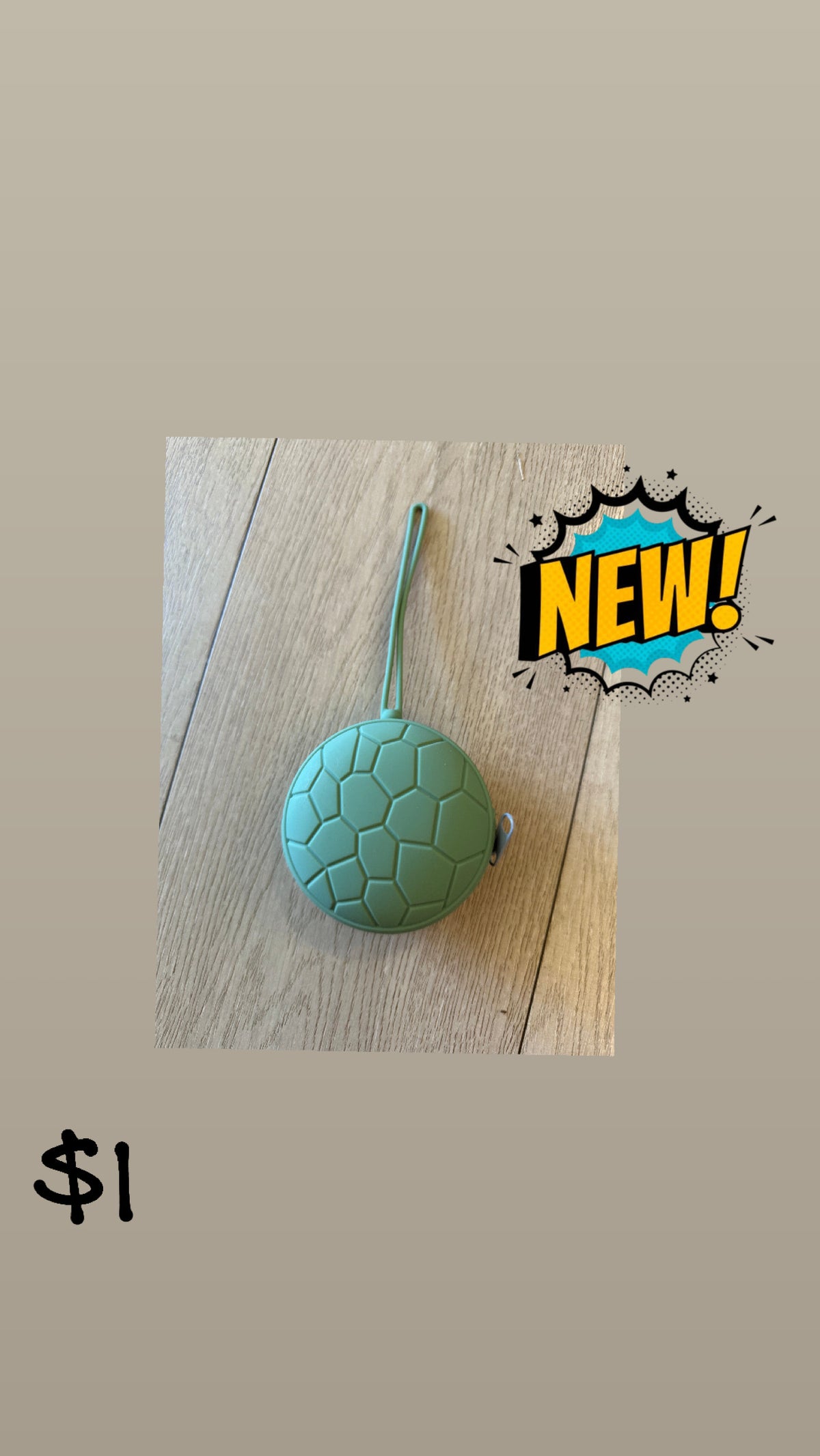 Green Pacifier Holder (NEW)