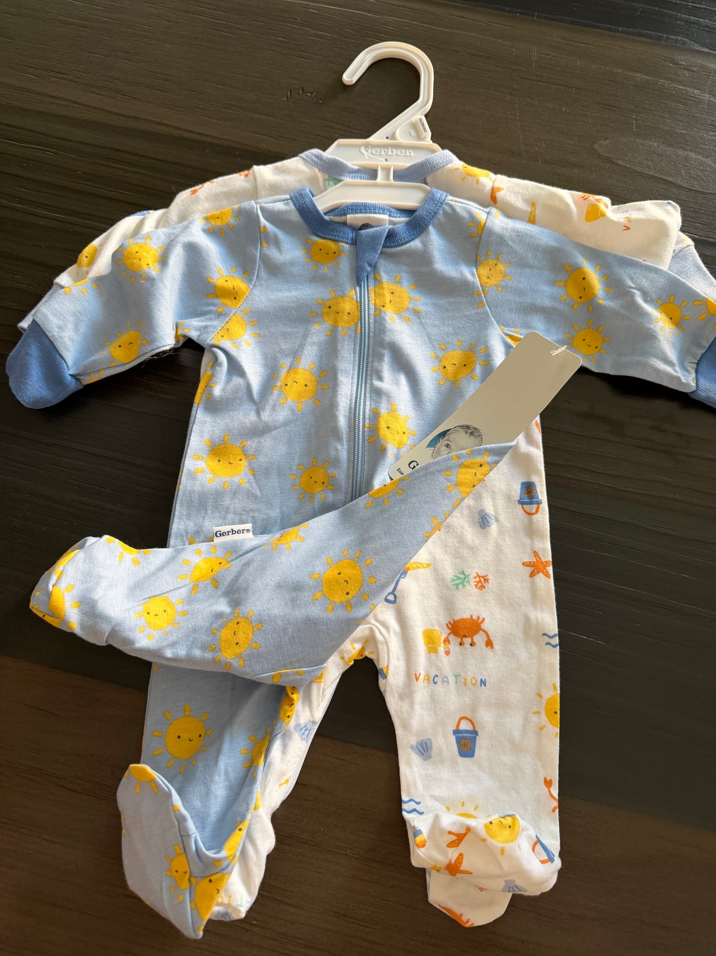 Baby Clothes Newborn "Sunshine onies" (2pk) (NEW)
