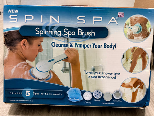 Spinning spa Brush Cleanse & Pamper your body (NEW)