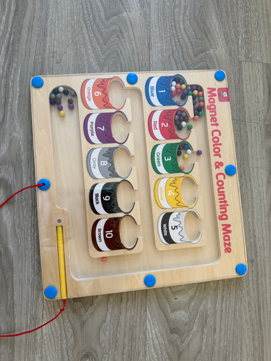 Magnet Color & Counting Maze Toy