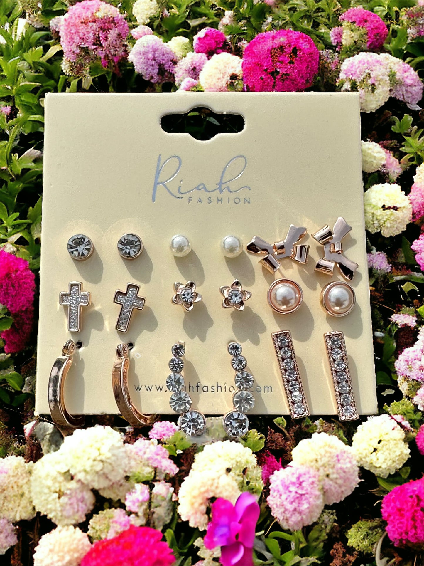 Rose Gold Studs (9pc)