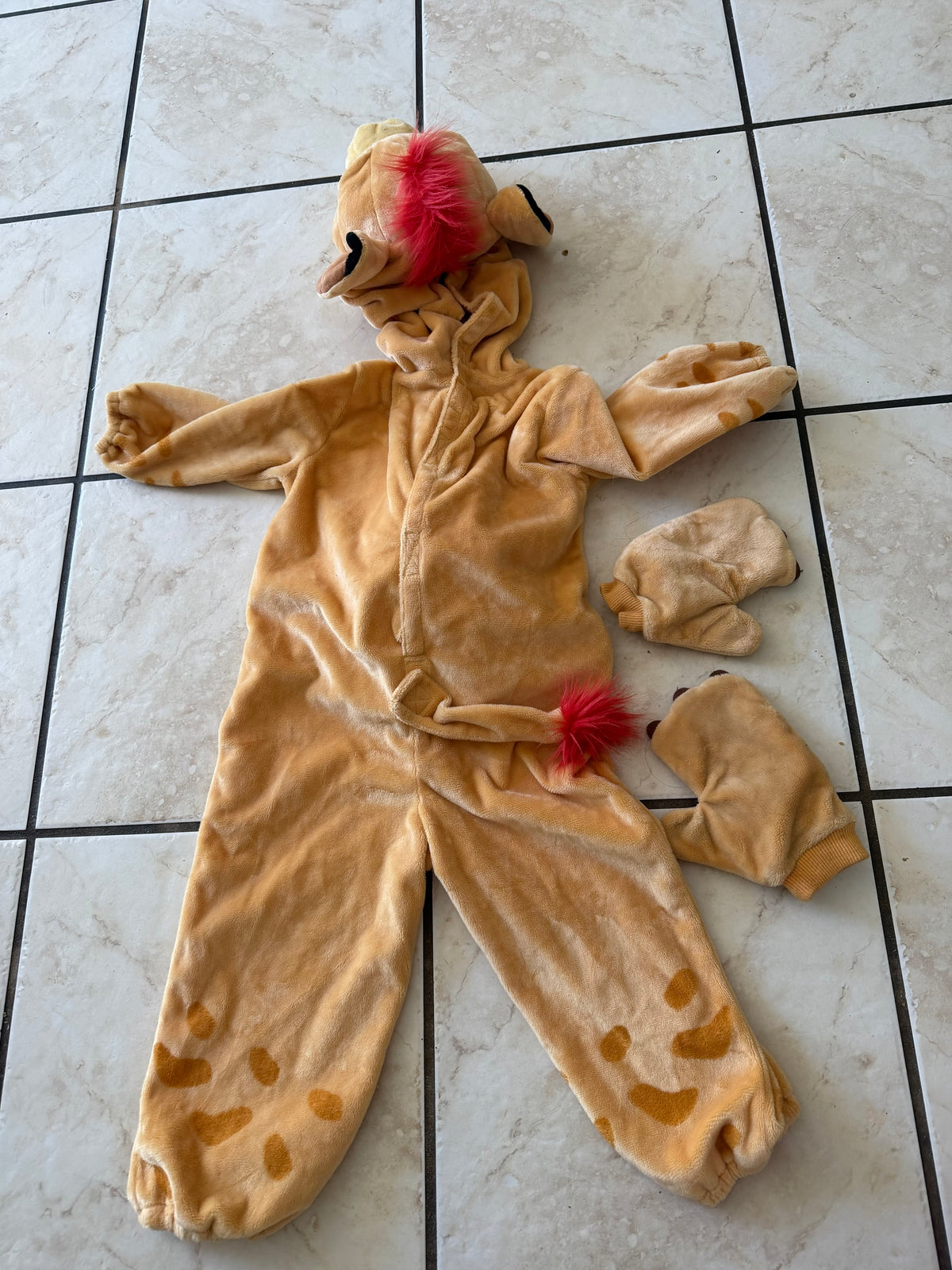 Disney The Lion Guard Kion Plush Costume Size 2