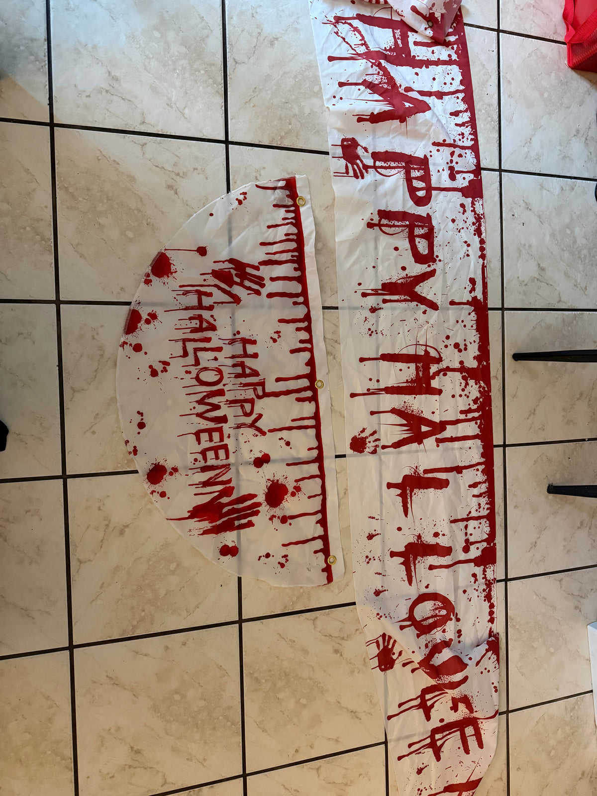Halloween bloody banners (Used)