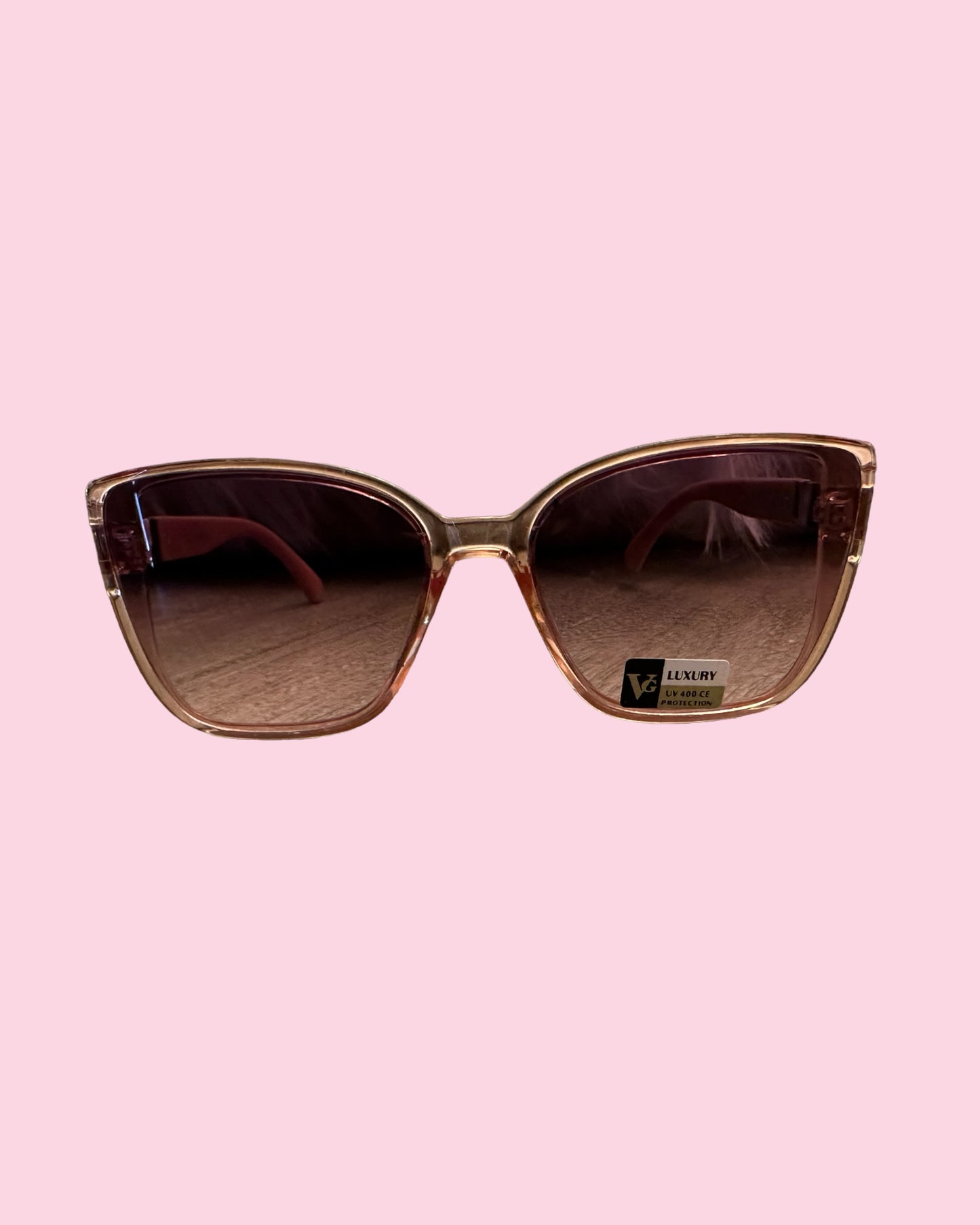 Classy Oversized Glasses (Pink)