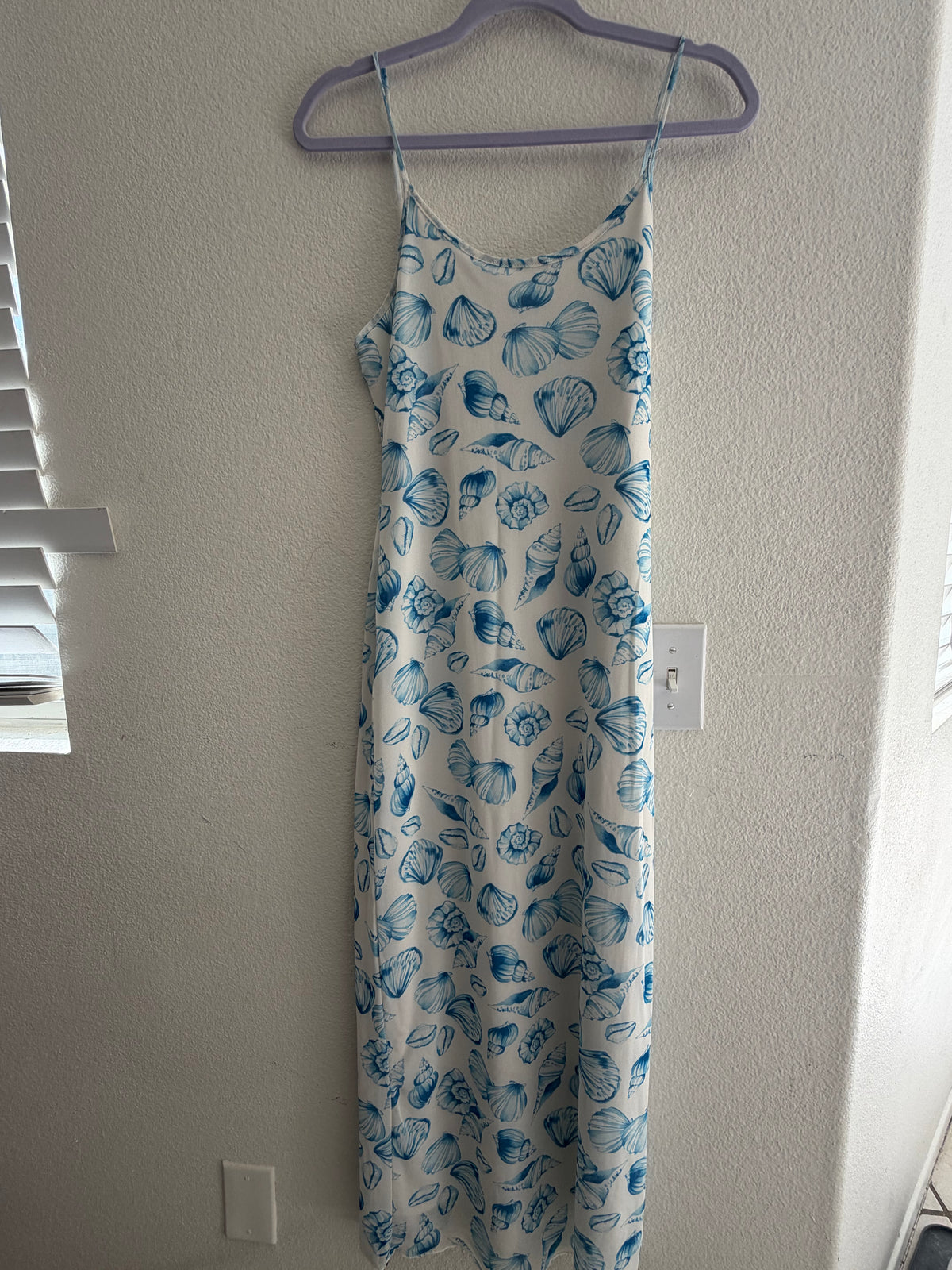 Blue Shell Maxi Dress - Large (Used)