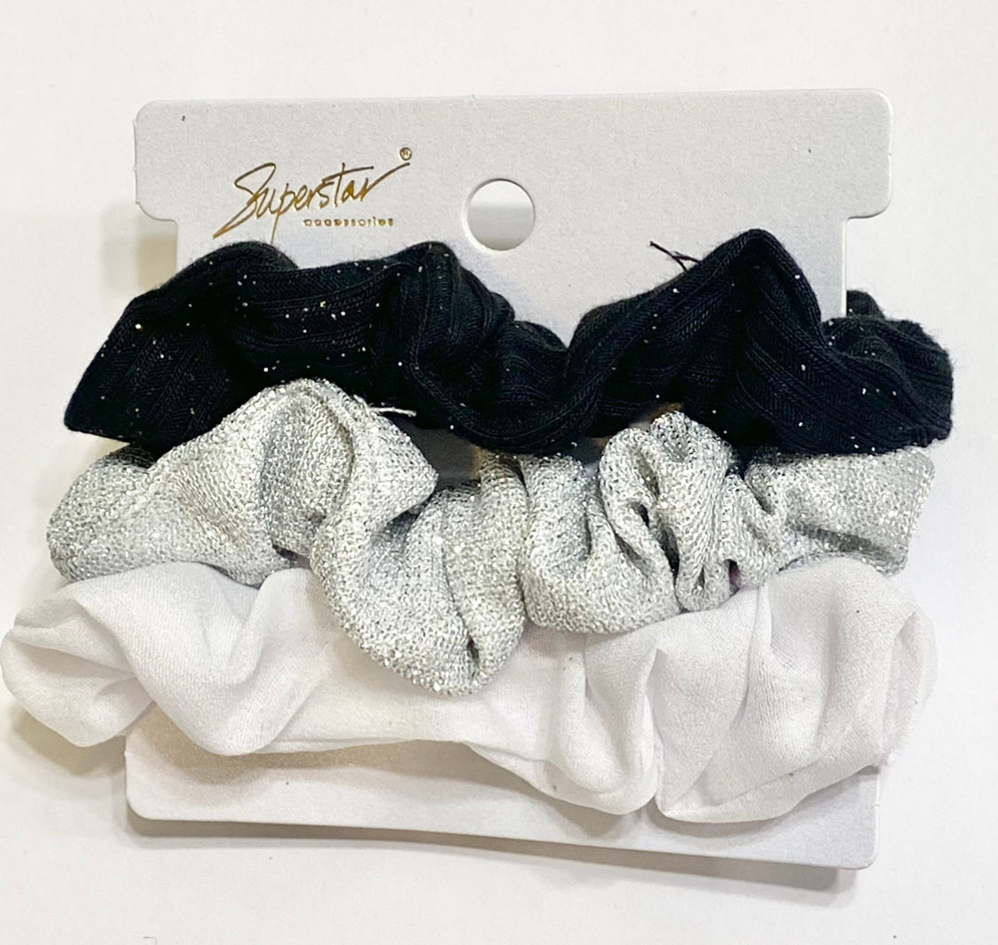 3pc scrunches (Silver)