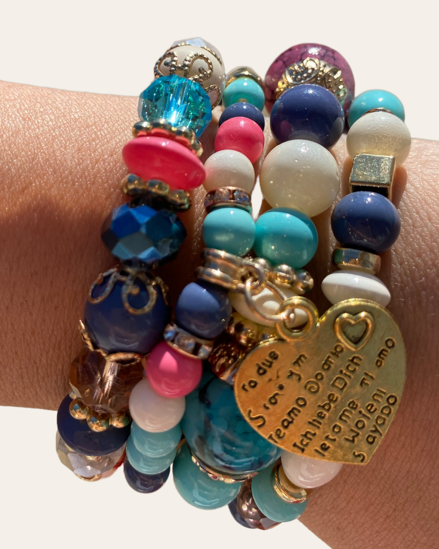 Stealing My Heart Bracelet Set (Candy)