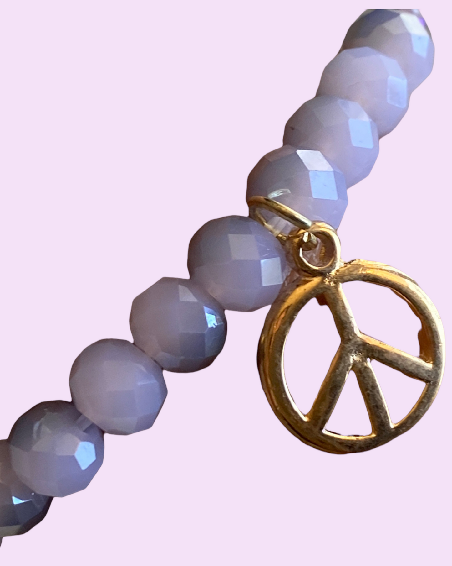 Lepidolite Peace Crystal Bracelet