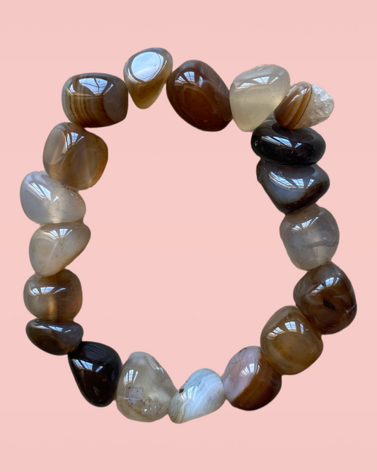 Brown Agate Bracelet