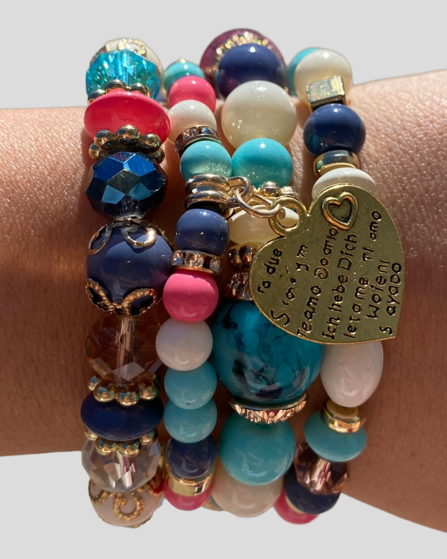 Stealing My Heart Bracelet Set (Candy)