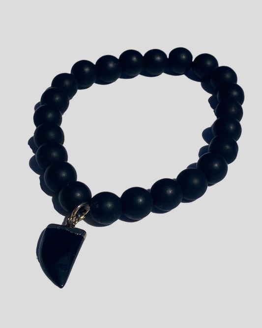 Slate Dangling Stone Bracelet