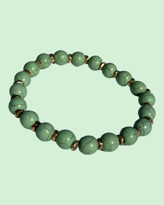 Malachite Casual Crystal Bracelet
