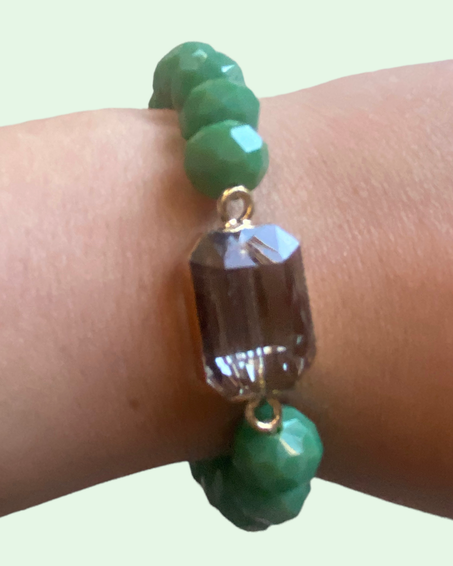 Malachite Crystal Bracelet