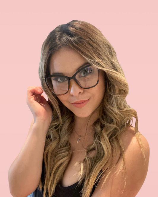 Blue Light Block Cat Eye Glasses (Black & Brown)