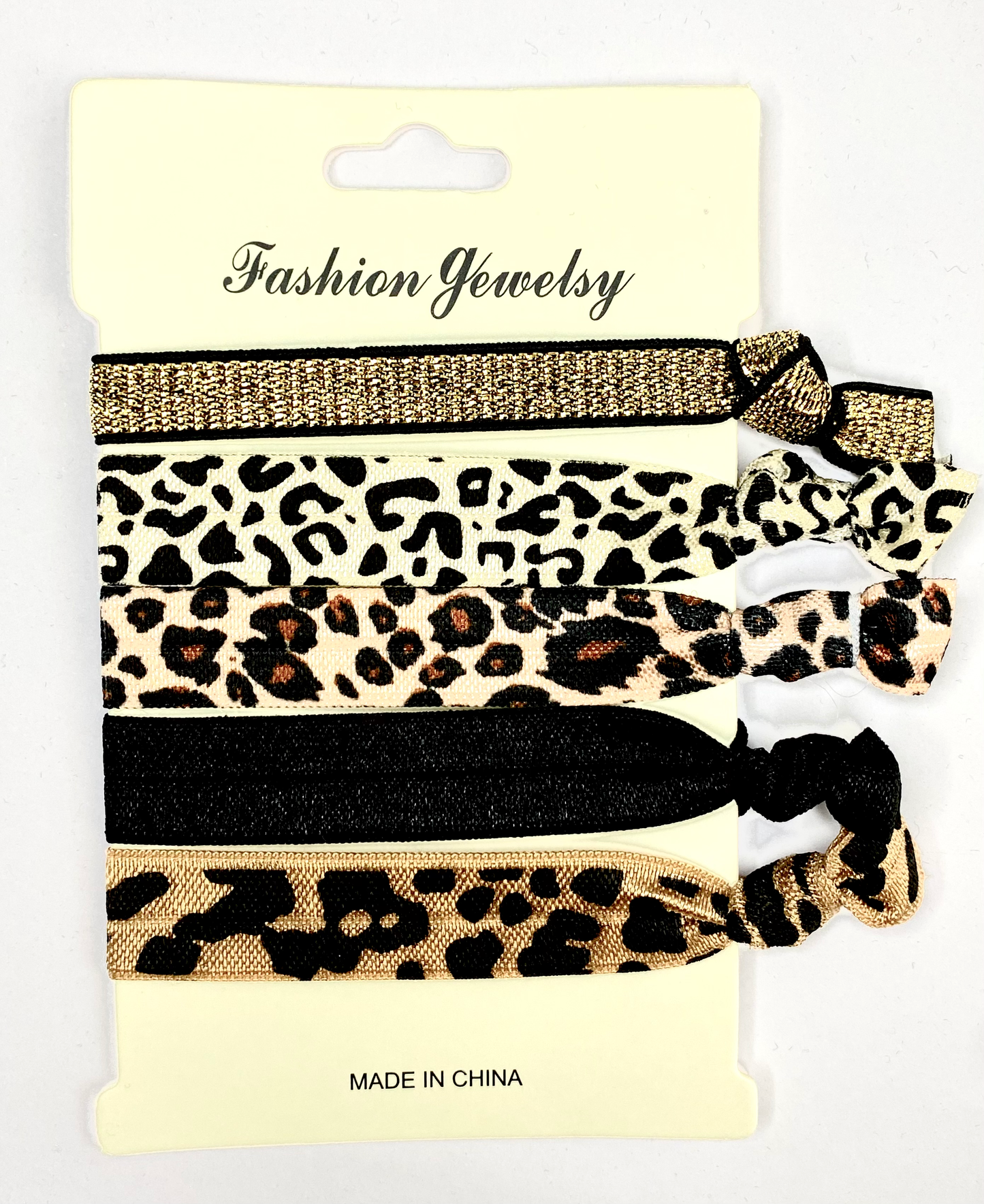 Hair Tie Bracelet Set (Black)